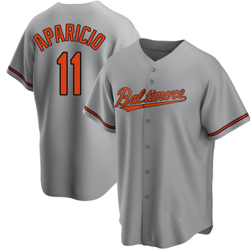 Luis Aparicio Men's Baltimore Orioles Alternate Jersey - Orange Authentic