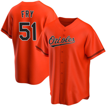 Paul Fry Baltimore Orioles Men's Black Roster Name & Number T-Shirt 